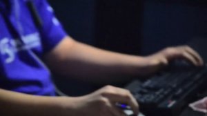 Starcraft 2 players at the Keyboard