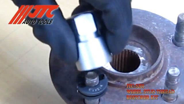 JTC 5201 - Набор инструментов для восстановления резьбы шпилек колес в кейсе JTC смотреть онлайн