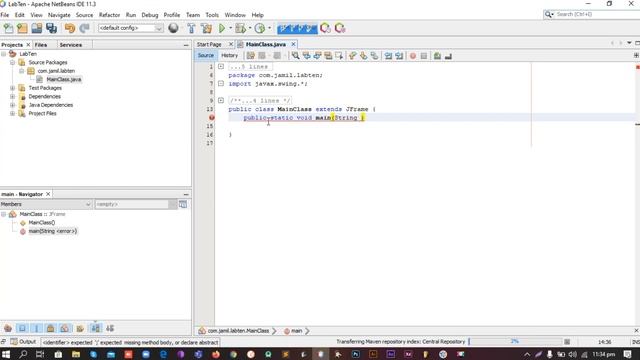 Creating First GUI Application in Apache Netbeans | Advanced OOP Using Java | Lecture 13 смотреть онлайн
