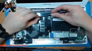 Ноутбук Asus X200CA разборка, не заряжается.