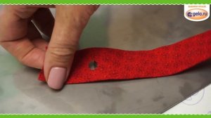 Устанавливаем люверсы от HEMLINE