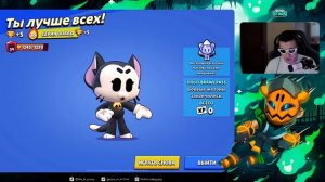 АПНУЛ НОВОГО БРАВЛЕРА КИТА НА 35 РАНГ В СОЛО ШД 🐱 Brawl Stars / Бравл старс