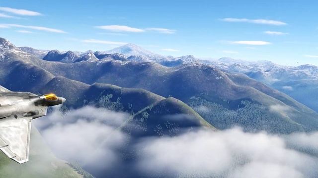 US F-22 Raptor vs Russian SU-57 Felon dogfight 5th generation fighter - DCS WORLD смотреть онлайн