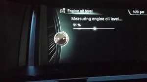 2015 to 2019 BMW X3 Oil level check