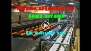 Как пекут хлеб Производство хлеба Линия батонов