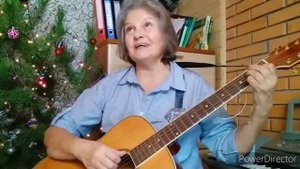 Как играть на гитаре  новогоднюю песню "СНЕЖИНКА" . Гитара для начинающих от Елены Лысак.