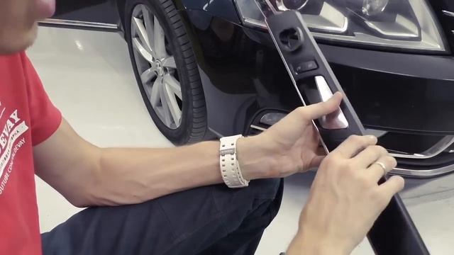 Автовинил. VW PASSAT декор пластика. Как клеить пластик