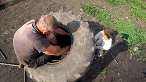 ремонт колеса трактора т 150 к очень весёлое занятие кисти рук хорошо разминает камера