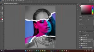 Create Torn Poster Effect in Photoshop | Poster Design in Photoshop | Graphics by Abhishek