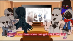 Bad Sanses+Cross react to Star Sanses//Gacha Plus//Creds in Des