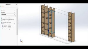 Быстрое проектирование стеллажа в SolidWorks