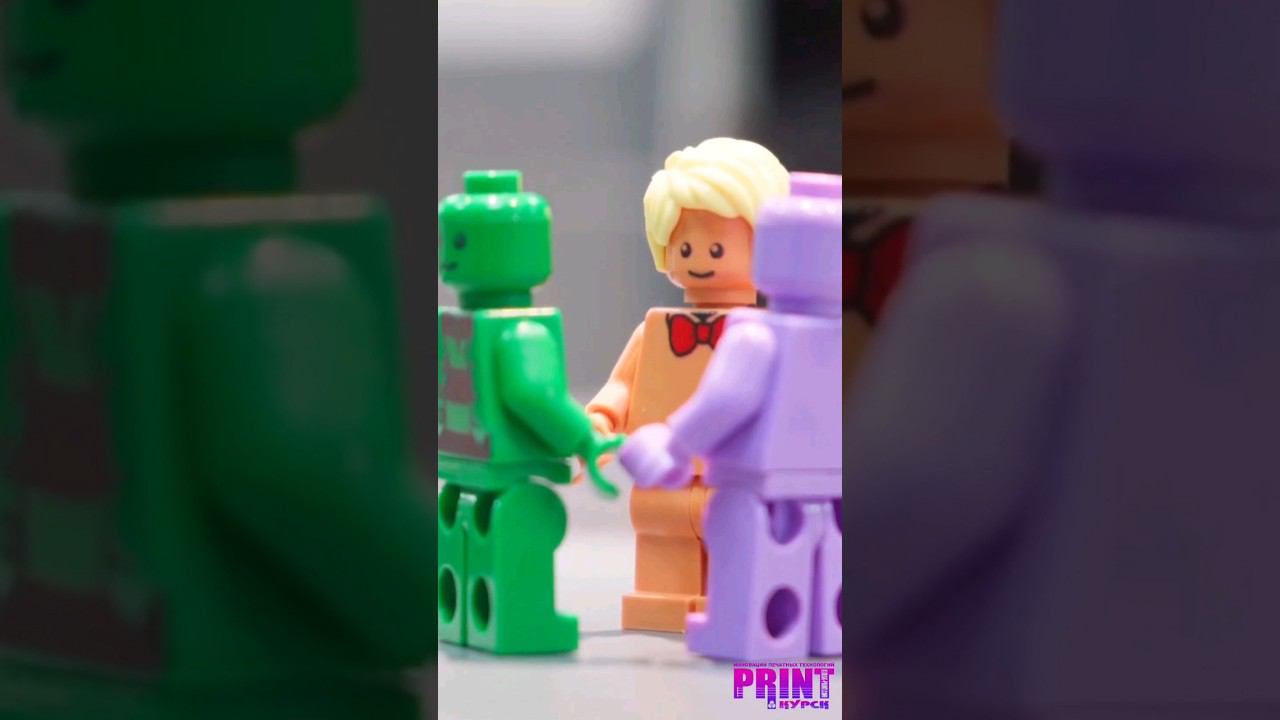 Прямая УФ-печать на мини-персонажах Lego с помощью принтера UV-6090 #uv #uvprinting #lego #shorts