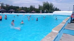 «Осьминожек» аквапарк каток (Ростов-на-Дону) Второй поход. Новые горки, бассейн с волнами. Июль 2024