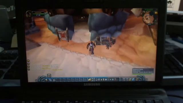 Samsung N510 Ion Netbook playing World of Warcraft смотреть онлайн