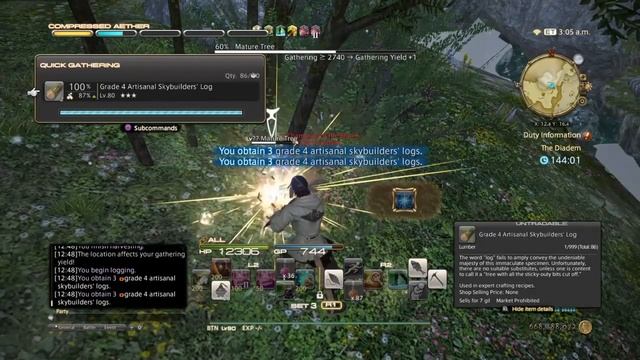 How to point farm optimally in the diadem for botanist and miner at level 90 смотреть онлайн