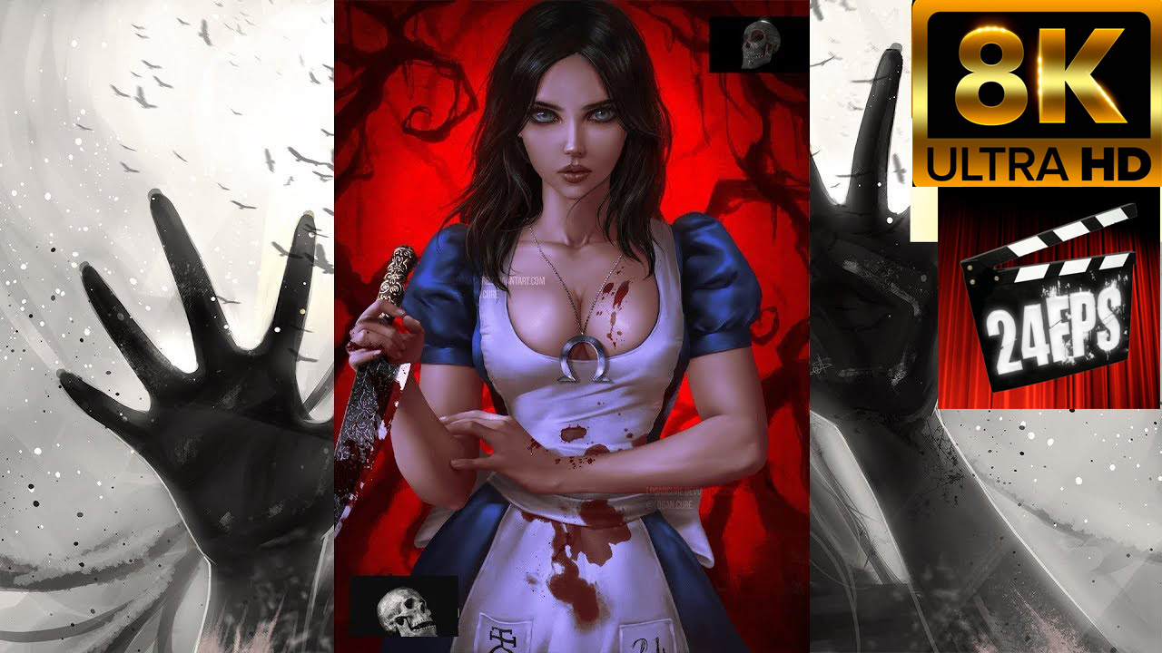 Alice Madness Returns - All Trailers and Cinematics (  Special  8K)