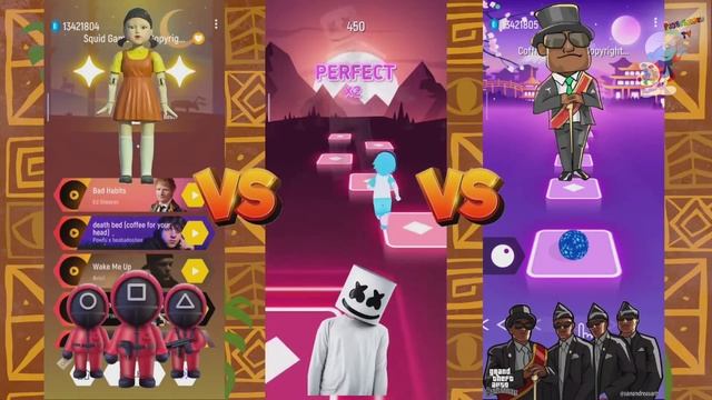 Челлендж Кальмар игра VS Marshmello VS Танец с гробом или GTA 5 смотреть онлайн