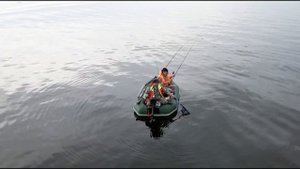 Поклевка камбалы. Белое море. Северодвинск. Ягры