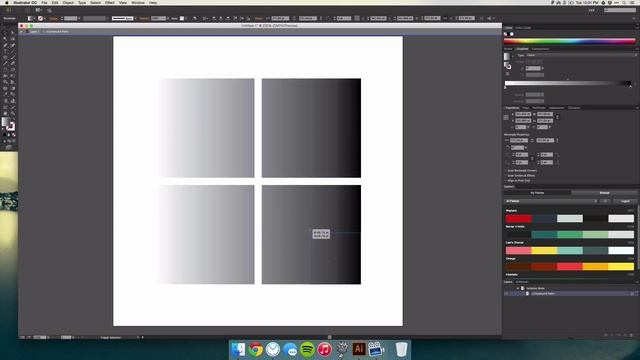 Creating a Gradient Across Multiple Objects Illustrator