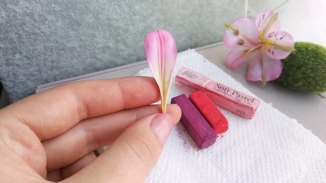 Мастер класс Альстромерия из холодного фарфора. DIY Лепка цветов