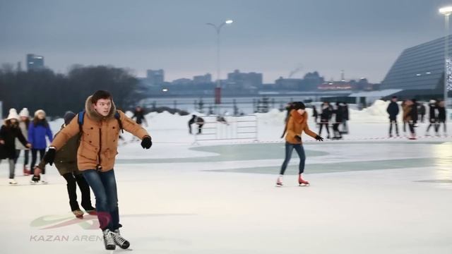 KAZAN ARENA #19. "Народный каток "Нэфис" на территории "Казань Арены" смотреть онлайн
