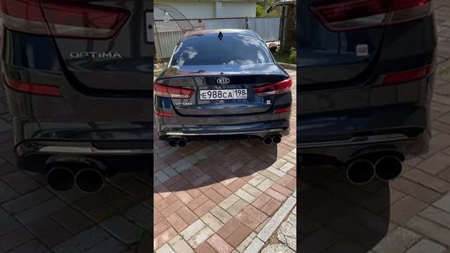 Новый выхлоп, запуск на холодную! Kia Optima 2,4 смотреть онлайн