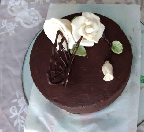 Шоколадный торт с кремом чиз.wmv