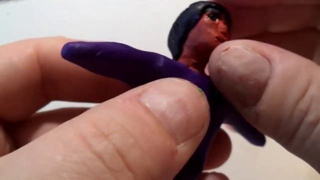 Лепим человека из пластилина