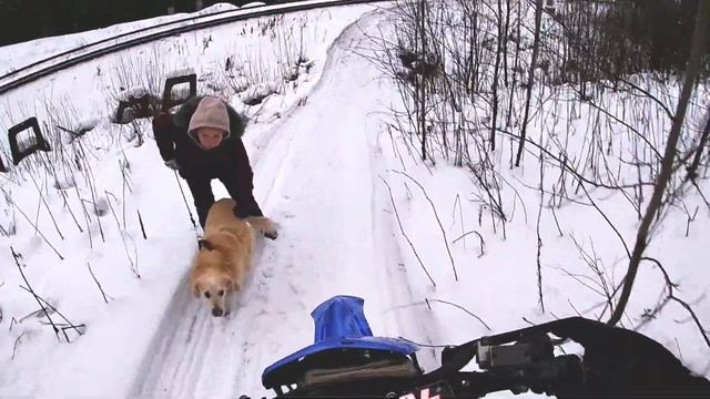 Едем на эндуро зимой по снегу /yamaha wr250 на петрошине смотреть онлайн