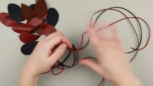Колье из кожи своими руками