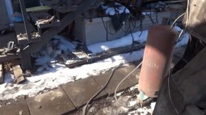 00089 кап. ремонт газ 53 , часть 4-я. подготовка рамы к покраске.