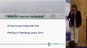 Сильвия Хаген на конференции IPv6 Day and More 2014 в Санкт-Петербурге