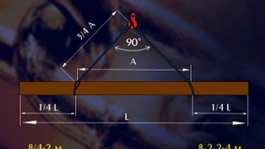 5.2.10 Расчет длины стропов, необходимых для обвязки бревна длиной 8 м