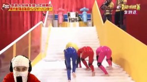 СКОЛЬЗКАЯ ЛЕСТНИЦА В ЯПОНИИ ! Реакция