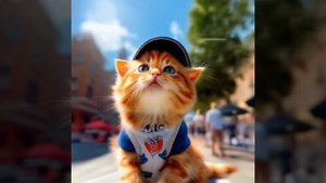 Котик путешествует по странам мира. Мяу Мяу Мяу. The cat travels around the world. Meow Meow Meow.