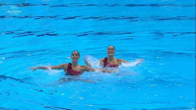 Ona Carbonell & Andrea Fuentes get silver in Artistic Swimming with Tango | Music Monday смотреть онлайн