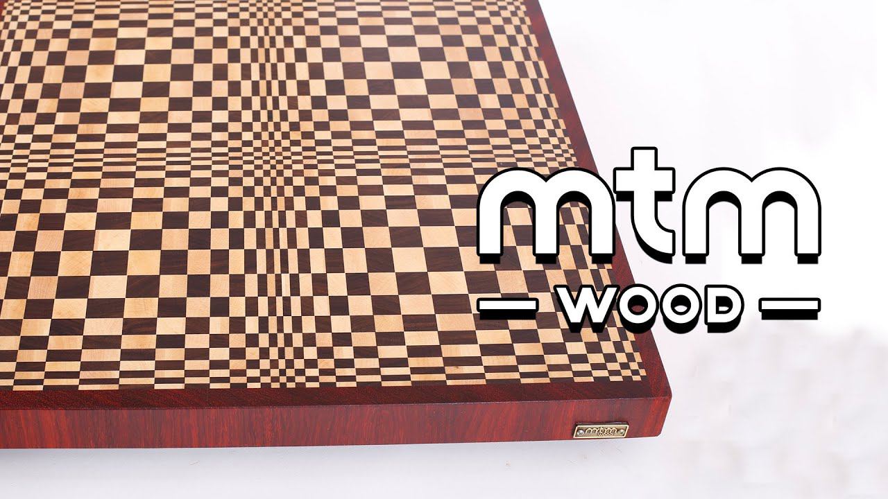 Making a "Butterfly" 3D end grain cutting board