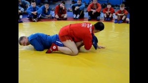 Самбо Мастер-Класс. Болевой на ахил. Раис Рахматулин, Дмитрий Лебедев г. Артем