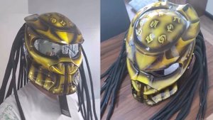 5 Мотошлем Хищник с Алиэкспресс Aliexpress Motorcycle Helmet Predator Лучший шлем из Китая Хищники