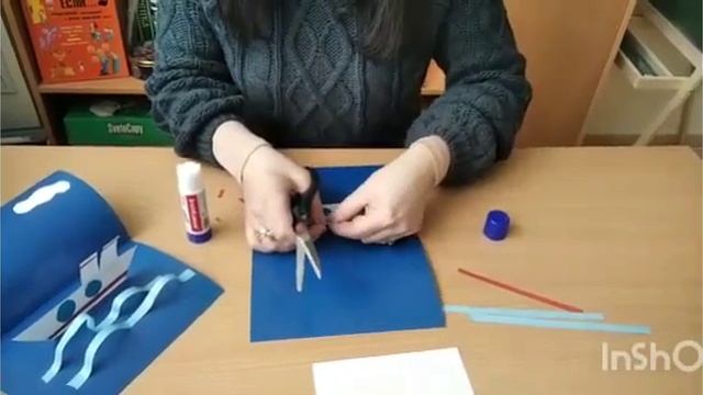 Мастер-класс от воспитателей группы 5 "Открытка к 23 февраля" смотреть онлайн