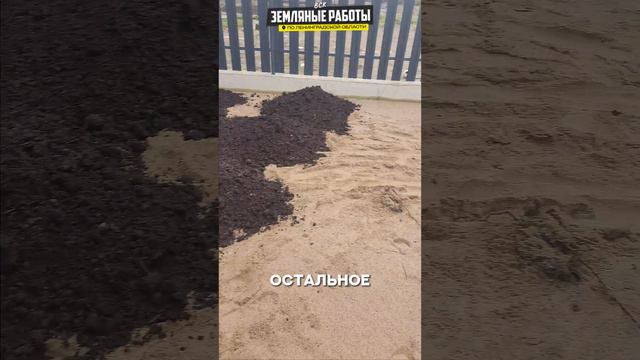 Отсыпка грунтом под газон | Только вручную! СПБ #вск #газон