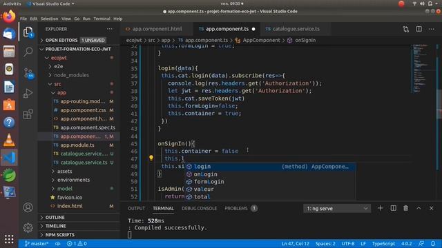 12 form register authentication angular java ee spring JWT смотреть онлайн