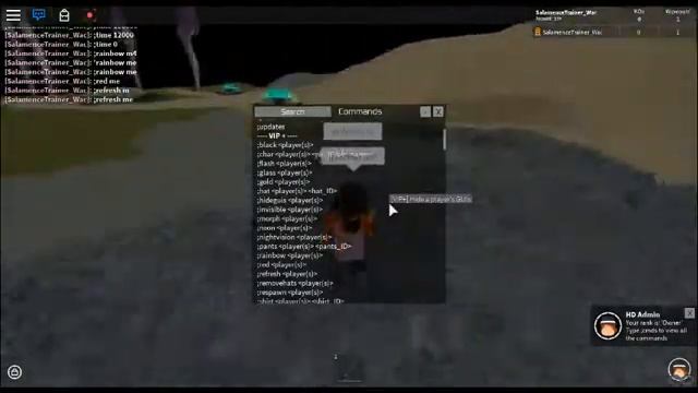 Roblox HD Admin COmmand смотреть онлайн