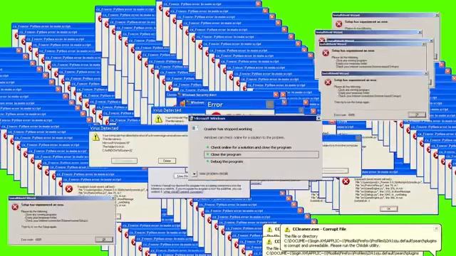 Куча Ошибок / Windows XP / Choma Key смотреть онлайн