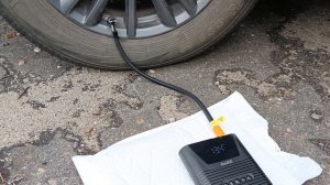 Обзор автомобильного аккумуляторного компрессора Dunobil Luft Power Pro.тест на  колесе 225/65/R17