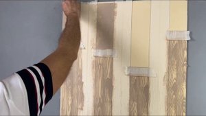 Имитация дерева с помощью Шпательных Красок «Гранж и 1000 Линий»