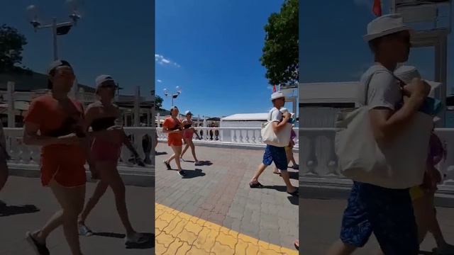 Кабардинка центр набережной. #кабардинканабережная #отдыхнаморе #море #прогулка  #алексейкрасницкий