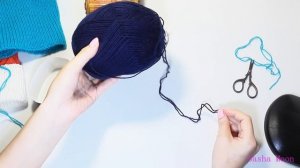 Как вязать в две нити из одного мотка? УРОКИ ВЯЗАНИЯ для начинающих. #SM