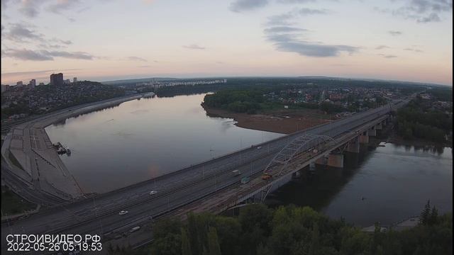 Реконструкция моста через р.Белая, Уфа 2022 смотреть онлайн