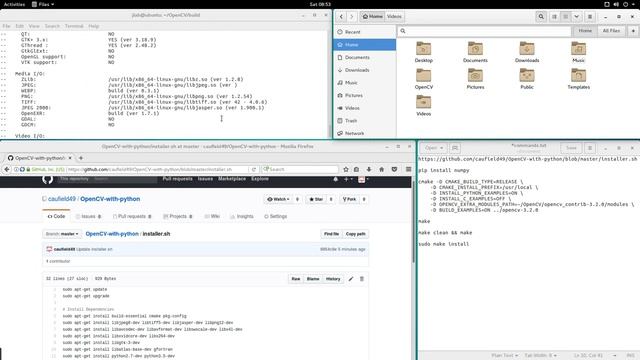 Install OpenCV on Ubuntu 16.04 for python